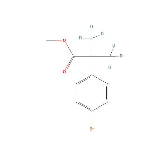 Methyl 2-(4-Bromophenyl)-2,2-di-(methyl-d3)acetate (CAS: 1185004-76-5) - Related Chemical Product