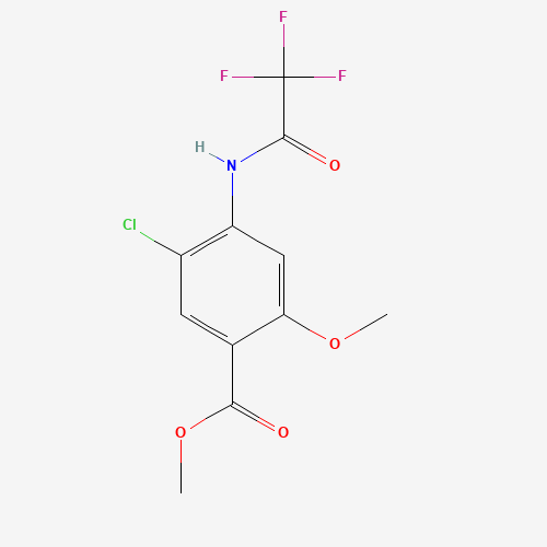 Methyl 5-Chloro-2-methoxy-4-trifluoroacetamidobenzoate (CAS: 447438-06-4) - Related Chemical Product