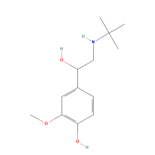 3-O-Methyl Colterol (CAS: 58868-93-2) - Chemical Structure and Molecular Formula 