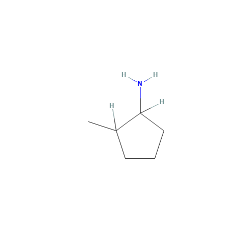 2-Methyl Cyclopentanamine (CAS: 41223-14-7) - Chemical Structure and Molecular Formula 