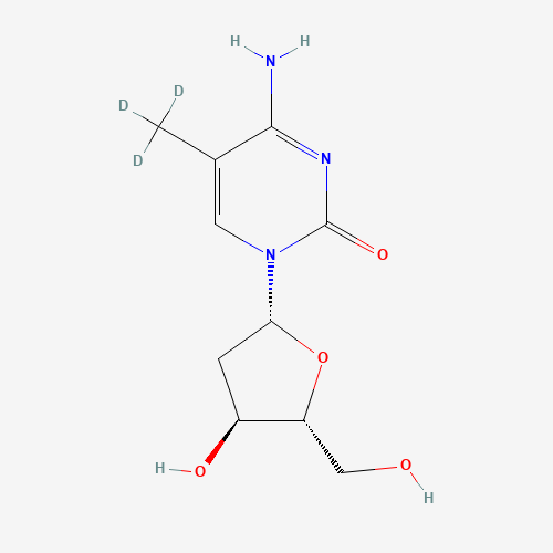 5-Methyl-2'-deoxy Cytidine-d3 (CAS: 1160707-78-7) - Chemical Structure and Molecular Formula 