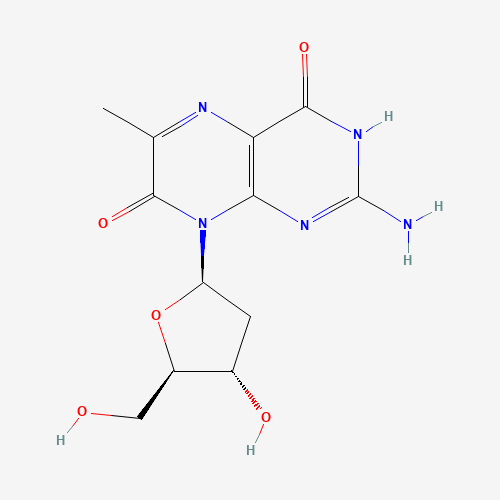 6-Methyl-8-(2-Deoxy-b-D-ribofuranosyl)isoxanthopterin (CAS: 113051-62-0) - Related Chemical Product