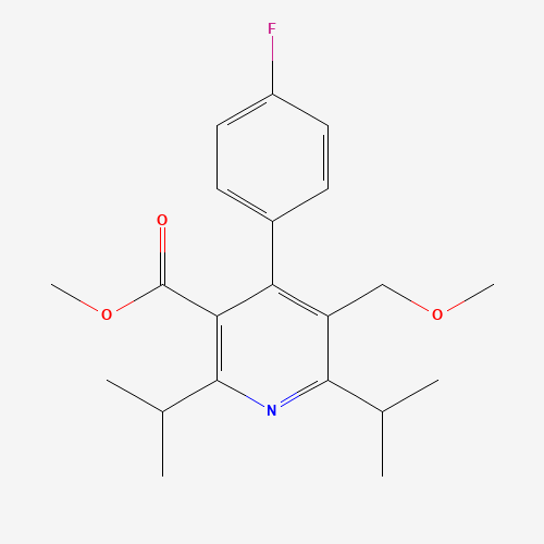 Methyl 2,6-Diisopropyl-4-(4-fluorophenyl)-3-hydroxymethyl-5-methoxypyridine-3-carboxylate (CAS: 887407-03-6) - Related Chemical Product