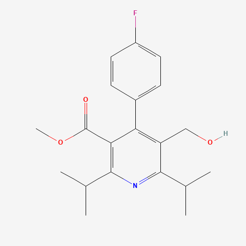 Methyl 2,6-Diisopropyl-4-(4-fluorophenyl)-5-hydroxymethyl-pyridine-3-carboxy-late (CAS: 202859-11-8) - Related Chemical Product
