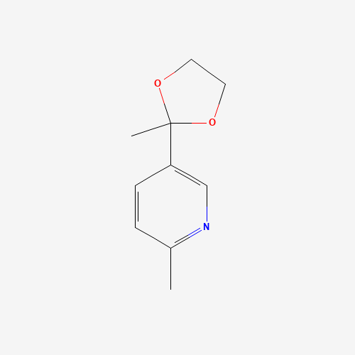 3-(2-Methyl-1,3-dioxolan-2-yl)-6-methylpyridine (CAS: 184766-45-8) - Related Chemical Product