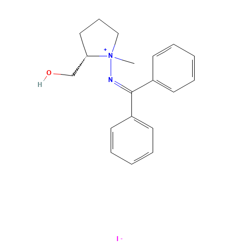 (2S)-1-Methyl-1-[N-(diphenylmethylene)]-2-hydroxymethylpyrrolidine, Hydrazonium Iodide (CAS: 168128-27-6) - Related Chemical Product