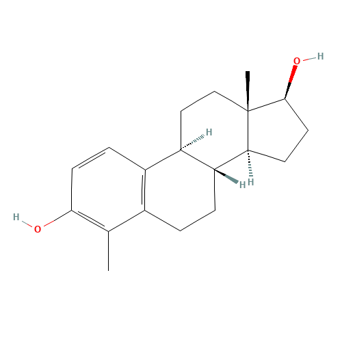 4-Methyl Estradiol (CAS: 6171-48-8) - Chemical Structure and Molecular Formula 