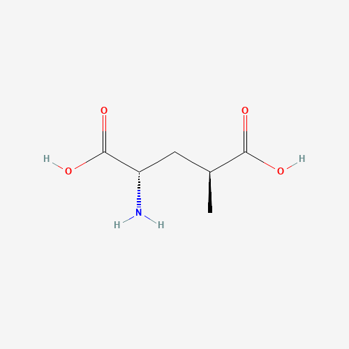 (2S,4S)-4-Methylglutamic Acid (CAS: 6141-27-1) - Chemical Structure and Molecular Formula 