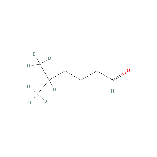 5-Methylhexanal-d7 (CAS: 947141-18-6) - Chemical Structure and Molecular Formula 