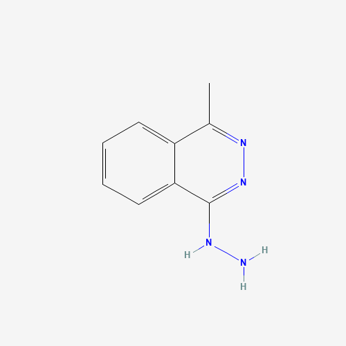 4-Methyl-1-hydrazino-phthalazine (CAS: 29902-28-1) - Chemical Structure and Molecular Formula 