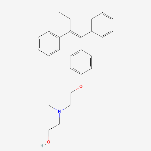 N-Methyl-N-(2-hydroxyethyl) Tamoxifen (CAS: 77214-91-6) - Related Chemical Product