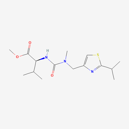 N-[[N-Methyl-N-[(2-isopropyl]-4-thiazolyl)methyl)amino]carbonyl-L-valine Methyl Ester (CAS: 154248-99-4) - Related Chemical Product