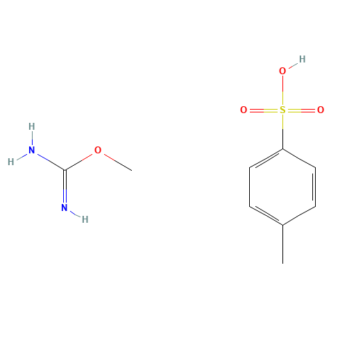 O-Methyliso Urea Tosylate Salt (CAS: 7356-58-3) - Chemical Structure and Molecular Formula 