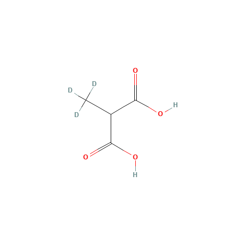 Methylmalonic Acid-d3 (CAS: 42522-59-8) - Chemical Structure and Molecular Formula 