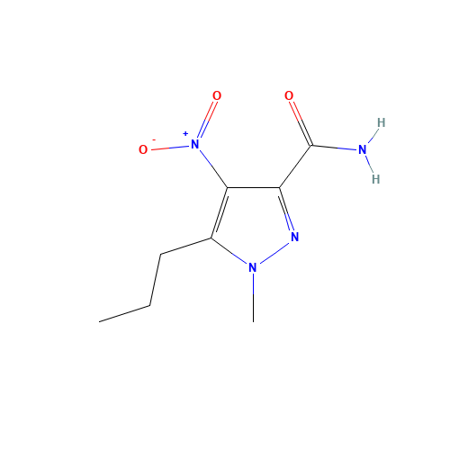 1-Methyl-4-nitro-5-propyl-1H-pyrazole-3-carboxamide (CAS: 247583-72-8) - Related Chemical Product