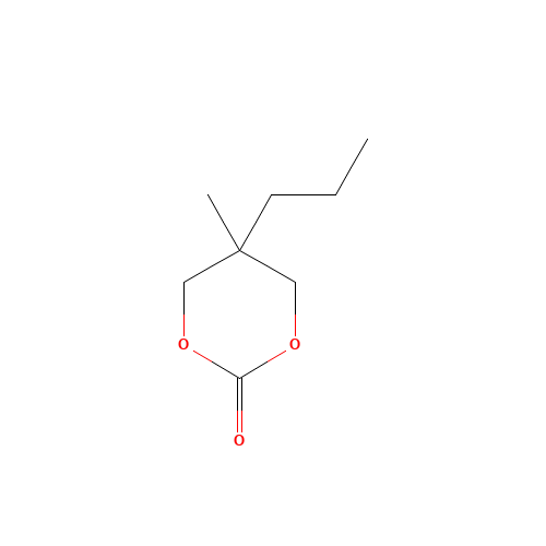 5-Methyl-5-propyl-2-dioxanone (CAS: 7148-50-7) - Chemical Structure and Molecular Formula 