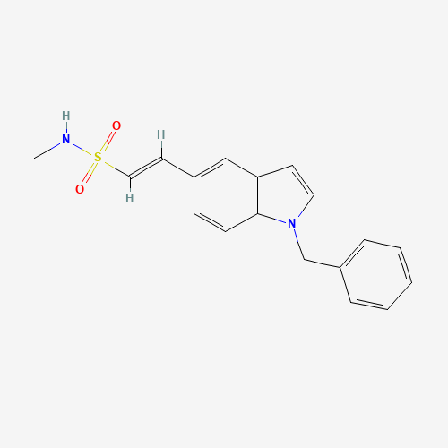 (1E)-N-Methyl-2-[1-(phenylmethyl)-1H-indol-5-yl]ethenesulfonamide (CAS: 894351-84-9) - Related Chemical Product