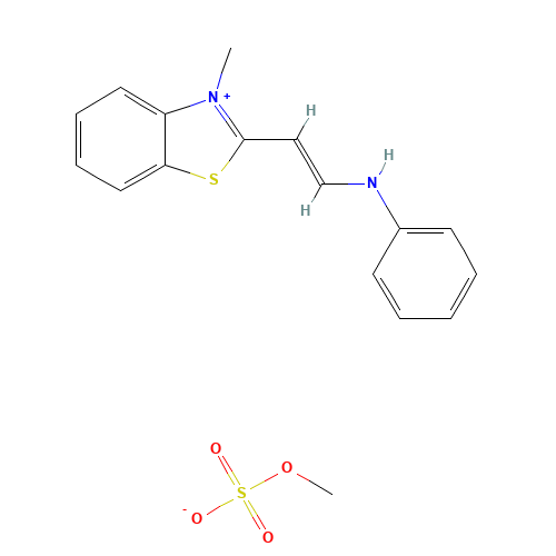 3-Methyl-2-[2-(phenylamino)ethenyl]benzothiazolium Methyl Sulfate (CAS: 301671-47-6) - Related Chemical Product
