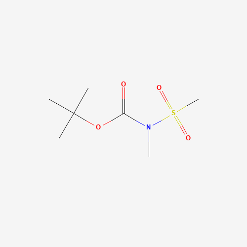 N-Methyl-N-(methylsulfonyl)-carbamic Acid 1,1-Dimethylethyl Ester (CAS: 894351-83-8) - Chemical Structure and Molecular Formula 