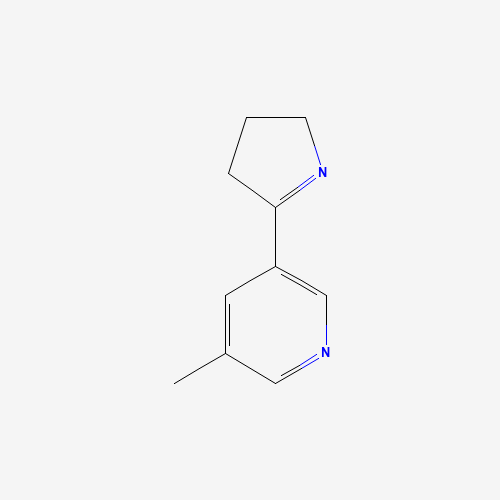 5-Methyl Myosmine (CAS: 102780-52-9) - Chemical Structure and Molecular Formula 