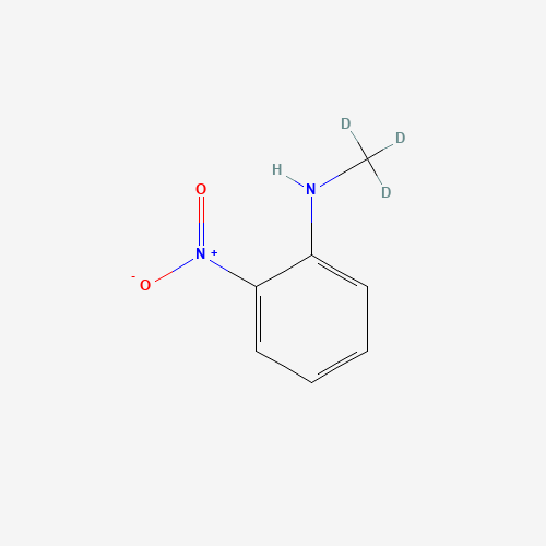 N-Methyl-2-nitroaniline-d3 (CAS: 112333-14-9) - Chemical Structure and Molecular Formula 