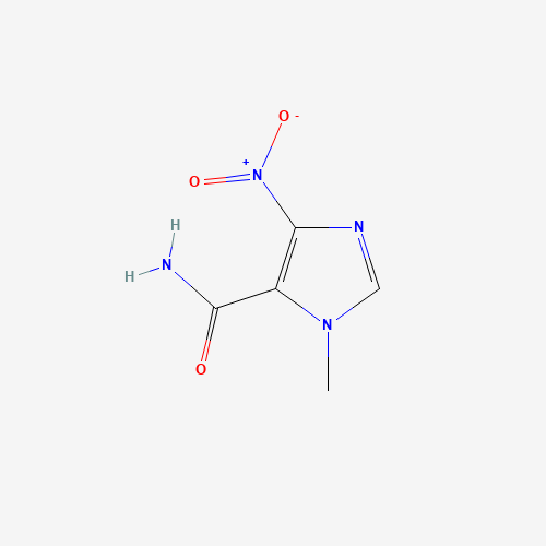 1-Methyl-4-nitro-1H-imidazole-5-carboxamide (CAS: 5413-88-7) - Chemical Structure and Molecular Formula 