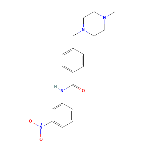 N-(4-Methyl-3-nitrophenyl)-4-(4-methylpiperazinomethyl)benzamide (CAS: 581076-60-0) - Related Chemical Product