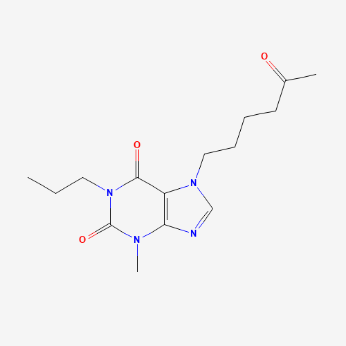 3-Methyl-7-(5-oxohexyl)-1-propylxanthine (CAS: 55242-58-5) - Related Chemical Product