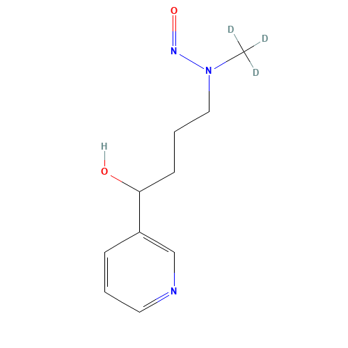 4-(Methyl-d3-nitrosamino)-1-(3-pyridyl)-1-butanol (CAS: 1020719-61-2) - Related Chemical Product