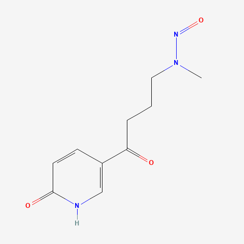 4-(Methylnitrosamino)-1-[3-(6-hydroxypyridyl)-1-butanone (CAS: 151028-45-4) - Chemical Structure and Molecular Formula 