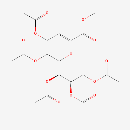 Methyl 4,5,7,8,9-Penta-O-acetyl-2,6-anhydro-3-deoxy-D-glycero-D-galacto-non-2-enonate (CAS: 136737-07-0) - Related Chemical Product