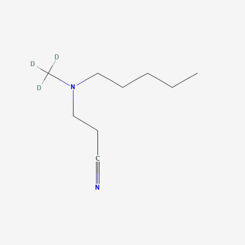 3-(N-Methyl-N-pentyl-amino)propionitrile-d3 (CAS: 1185103-36-9) - Related Chemical Product