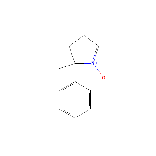5-Methyl-5-phenyl-1-pyrroline N-Oxide (CAS: 179807-10-4) - Chemical Structure and Molecular Formula 