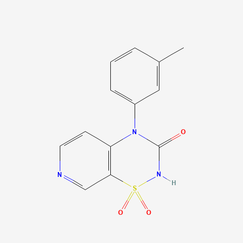 4-(3-Methylphenyl)-2H-pyrido[4,3-e]-1,2,4-thiadiazin-3(4H)-one 1,1-Dioxide  (Torsemide impurity) (CAS: 72810-61-8) - Related Chemical Product