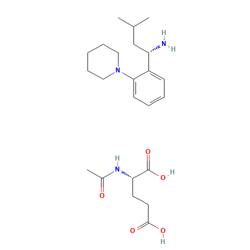 (S,S')-3-Methyl-1-(2-piperidinophenyl)butylamine, N-Acetyl-glutamate Salt (CAS: 219921-94-5) - Related Chemical Product