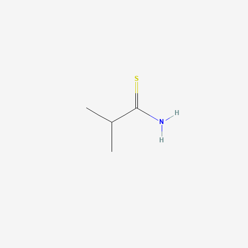 2-Methylpropanethioamide (CAS: 13515-65-6) - Chemical Structure and Molecular Formula 