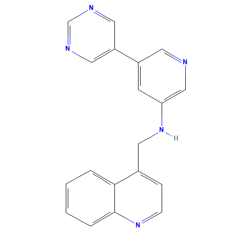 3-(4-Methylquinolinylamino)-5-(3-pyrimidinyl)pyridine (CAS: 1076198-59-8) - Related Chemical Product