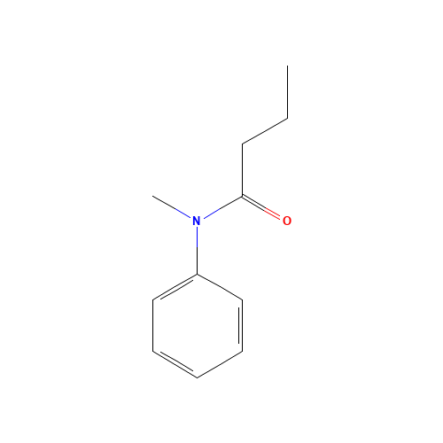 N-Methyl-N-phenylbutanamide (CAS: 42883-79-4) - Chemical Structure and Molecular Formula 