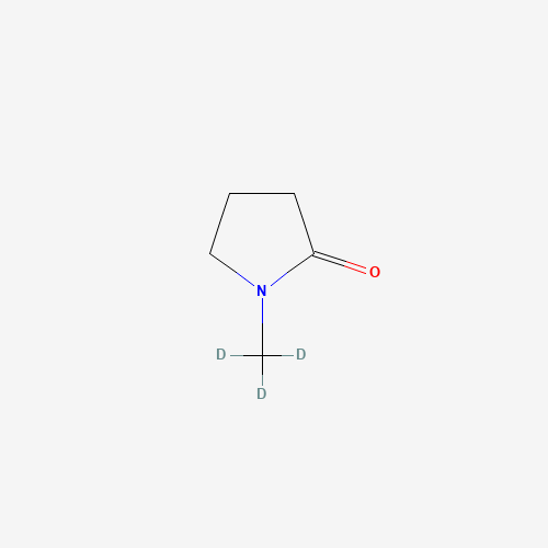 1-Methyl-2-pyrrolidinone-d3 (CAS: 933-86-8) - Chemical Structure and Molecular Formula 
