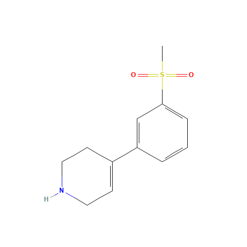 4-[3-(Methylsulfonyl)phenyl]-1,2,3,6-tetrahydropyridine (CAS: 346688-58-2) - Related Chemical Product