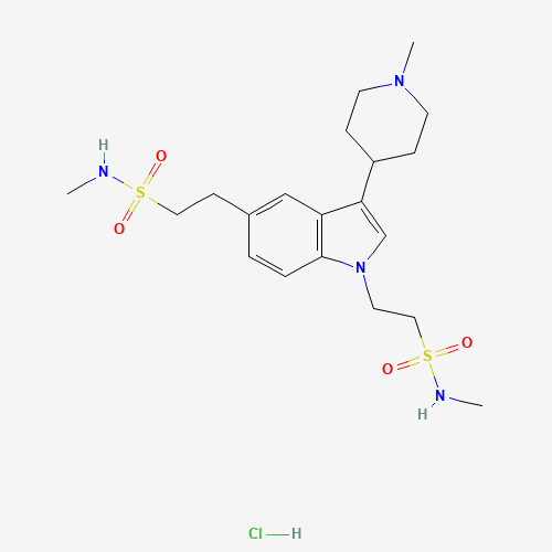 N'-(2-Methylsulfamoylethyl) Naratriptan Hydrochloride (CAS: 1346600-26-7) - Related Chemical Product