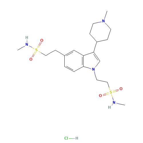 N'-(2-Methylsulfamoylethyl) Naratriptan Hydrochloride (CAS: 1346600-26-7) - Related Chemical Product