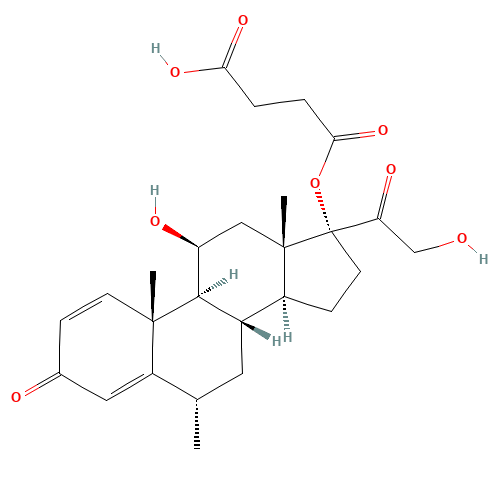 6a-Methyl Prednisolone 17-Hemisuccinate (CAS: 77074-42-1) - Related Chemical Product