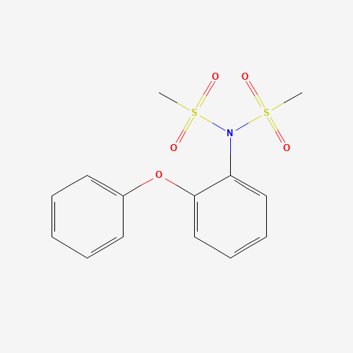 N-(Methylsulfonyl)-4-(desnitro) Nimesulide (CAS: 905858-63-1) - Chemical Structure and Molecular Formula 