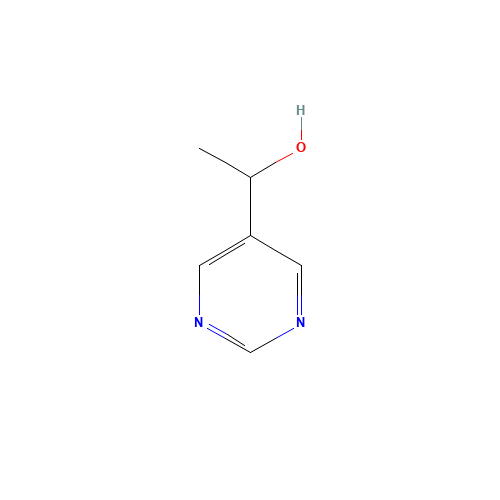 a-Methyl-5-pyrimidinemethanol (CAS: 79691-74-0) - Chemical Structure and Molecular Formula 