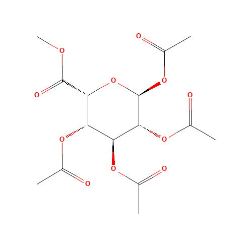 Methyl 1,2,3,4-Tetra-O-acetyl-a-L-idopyranuronate (CAS: 108032-41-3) - Chemical Structure and Molecular Formula 