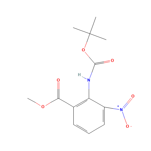 Methyl 2-(tert-Butoxycarbonylamino)-3-nitrobenzoate (CAS: 57113-90-3) - Related Chemical Product