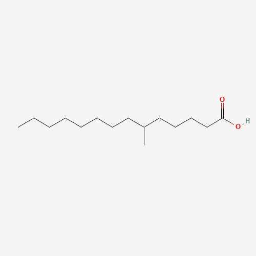 6-Methyltetradecanoic Acid (CAS: 53696-18-7) - Chemical Structure and Molecular Formula 