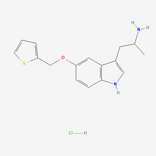 a-Methyl-5-(2-thienylmethoxy)-1H-indole-3-ethanamine Monohydrochloride (CAS: 160521-72-2) - Related Chemical Product