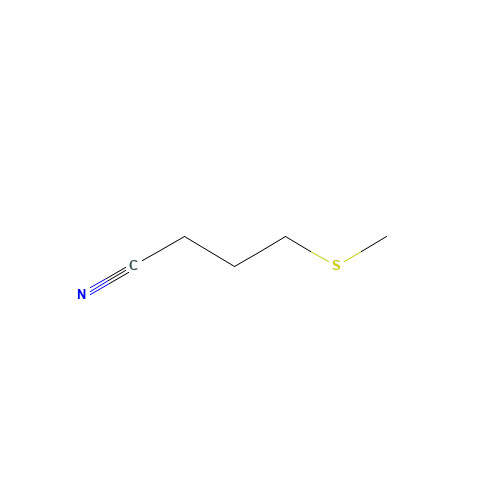 4-(Methylthio)butylnitrile (CAS: 59121-24-3) - Chemical Structure and Molecular Formula 